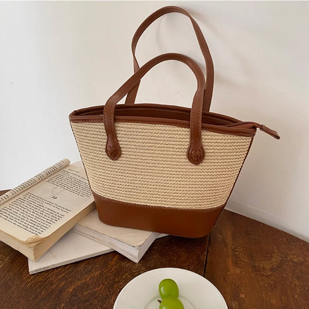 WOVEN SHOULDER BAG - Aumori