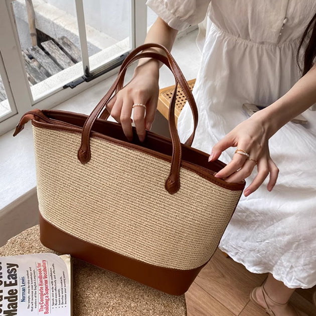WOVEN SHOULDER BAG - Aumori