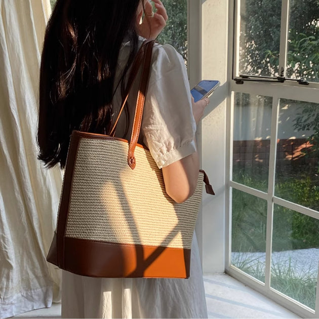 WOVEN SHOULDER BAG - Aumori