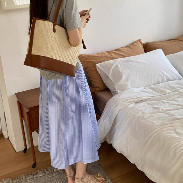 WOVEN SHOULDER BAG - Aumori