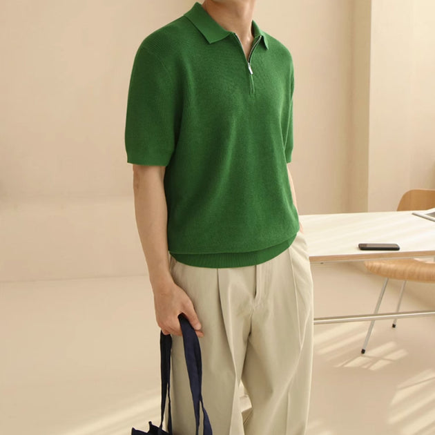 ZIP - UP SHORT SLEEVE - Aumori