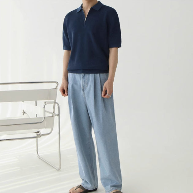 ZIP - UP SHORT SLEEVE - Aumori