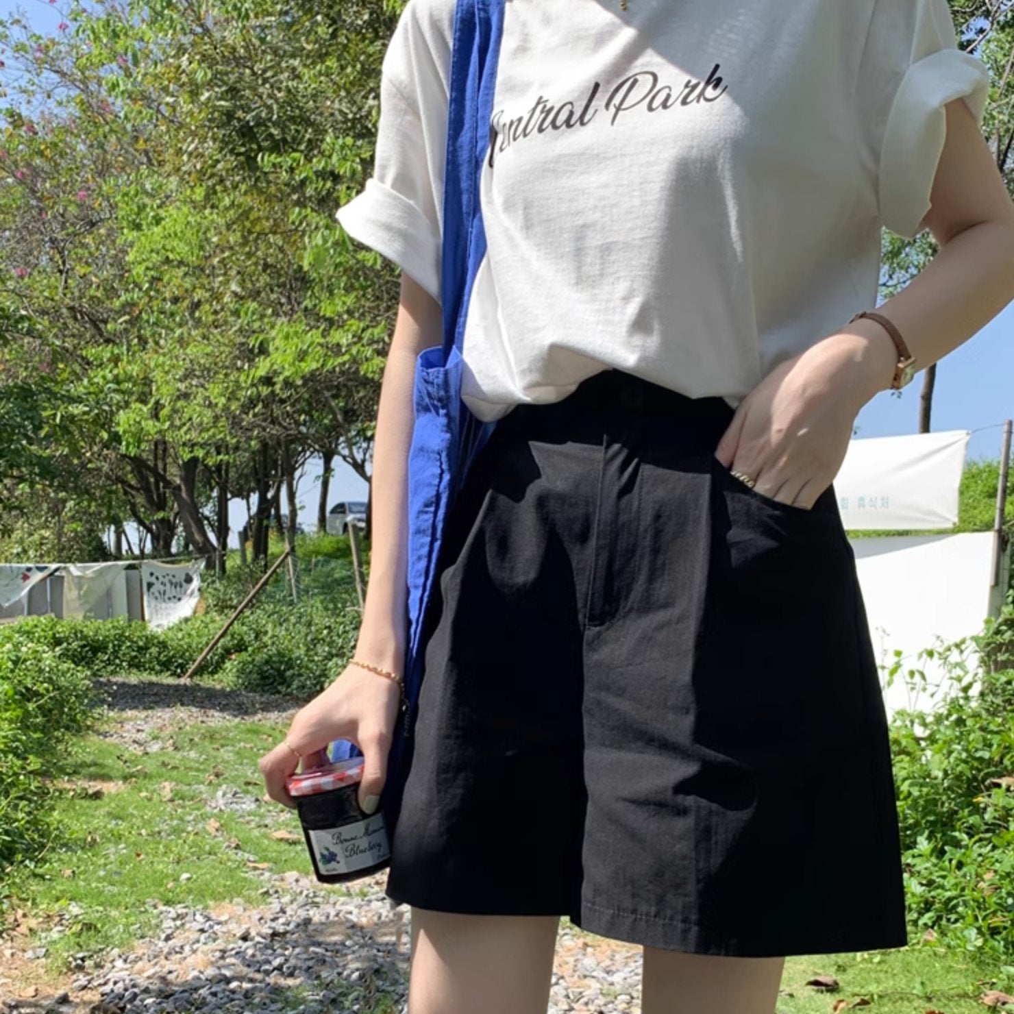 BASIC WIDE SHORTS - Aumori