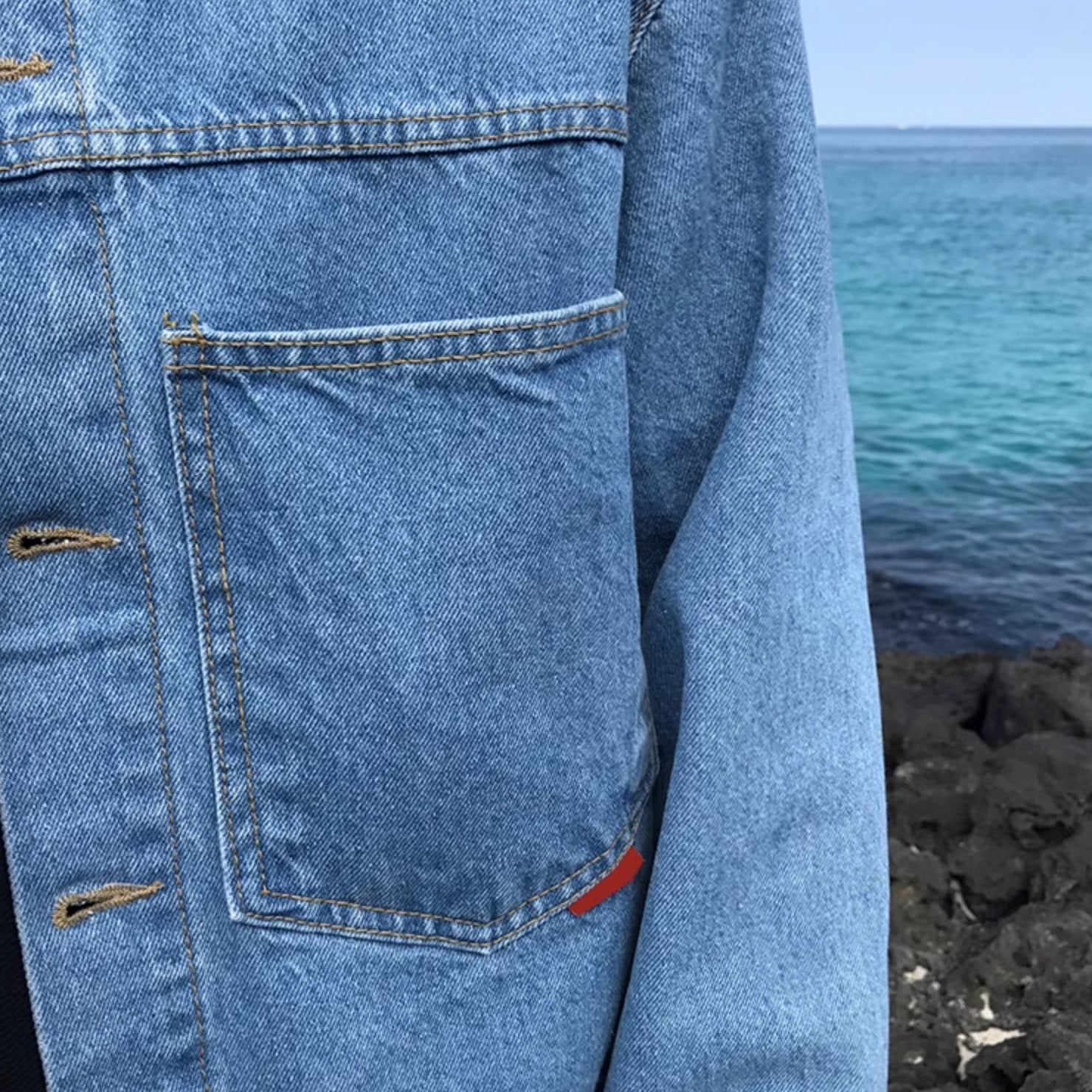 BLUE DENIM JACKET - Stockbay