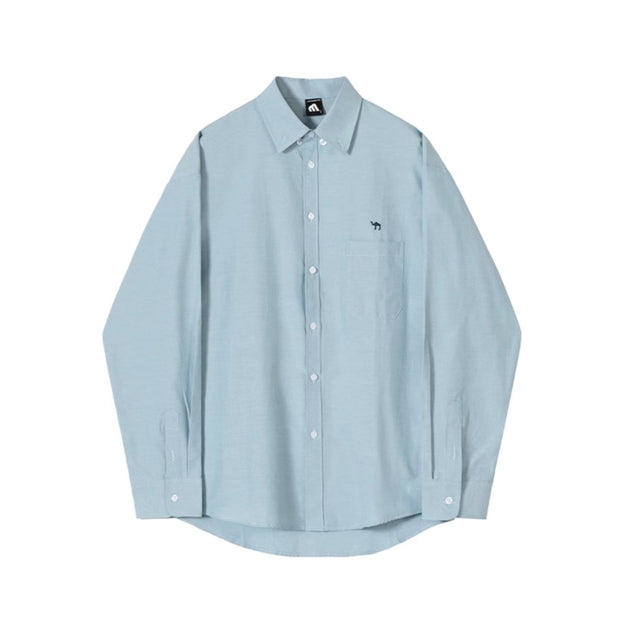 CAMEL BUTTON UP SHIRT - Stockbay