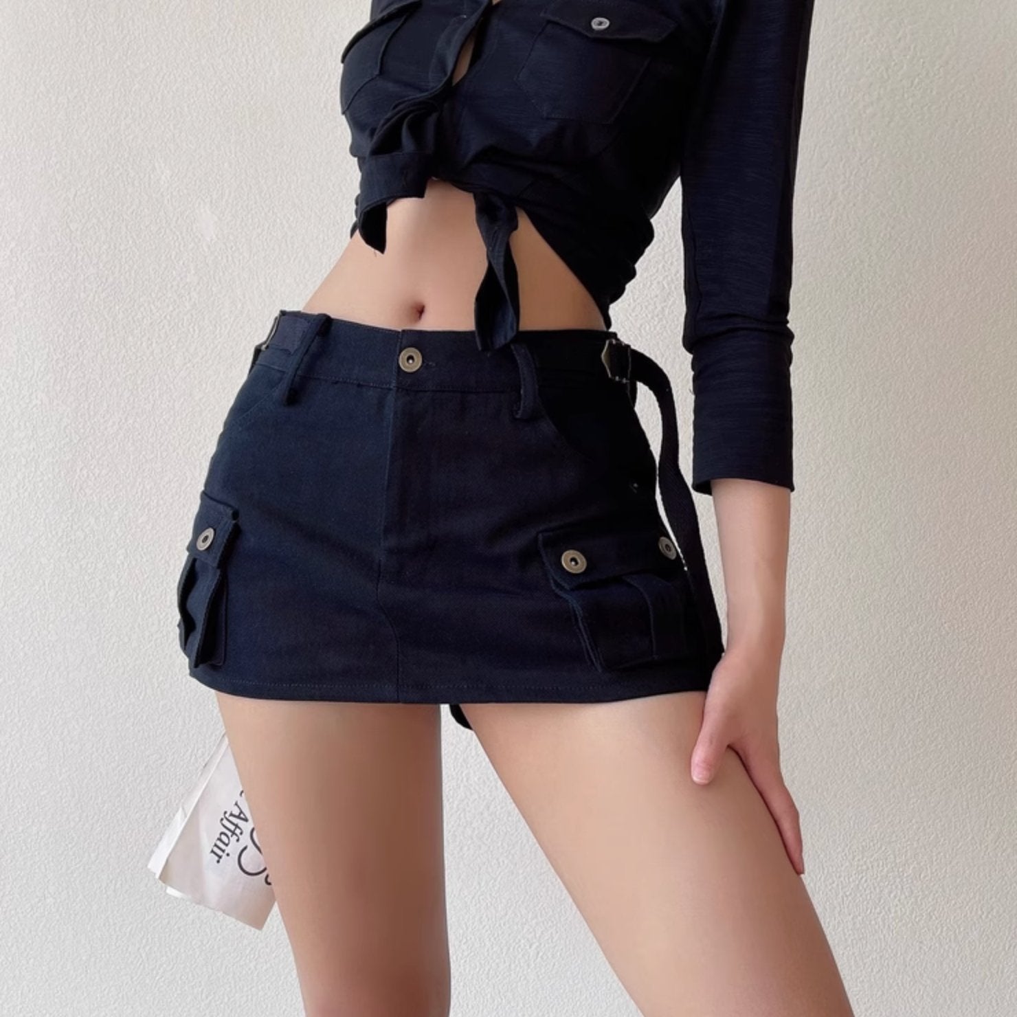 CARGO MINI SKIRT - Aumori