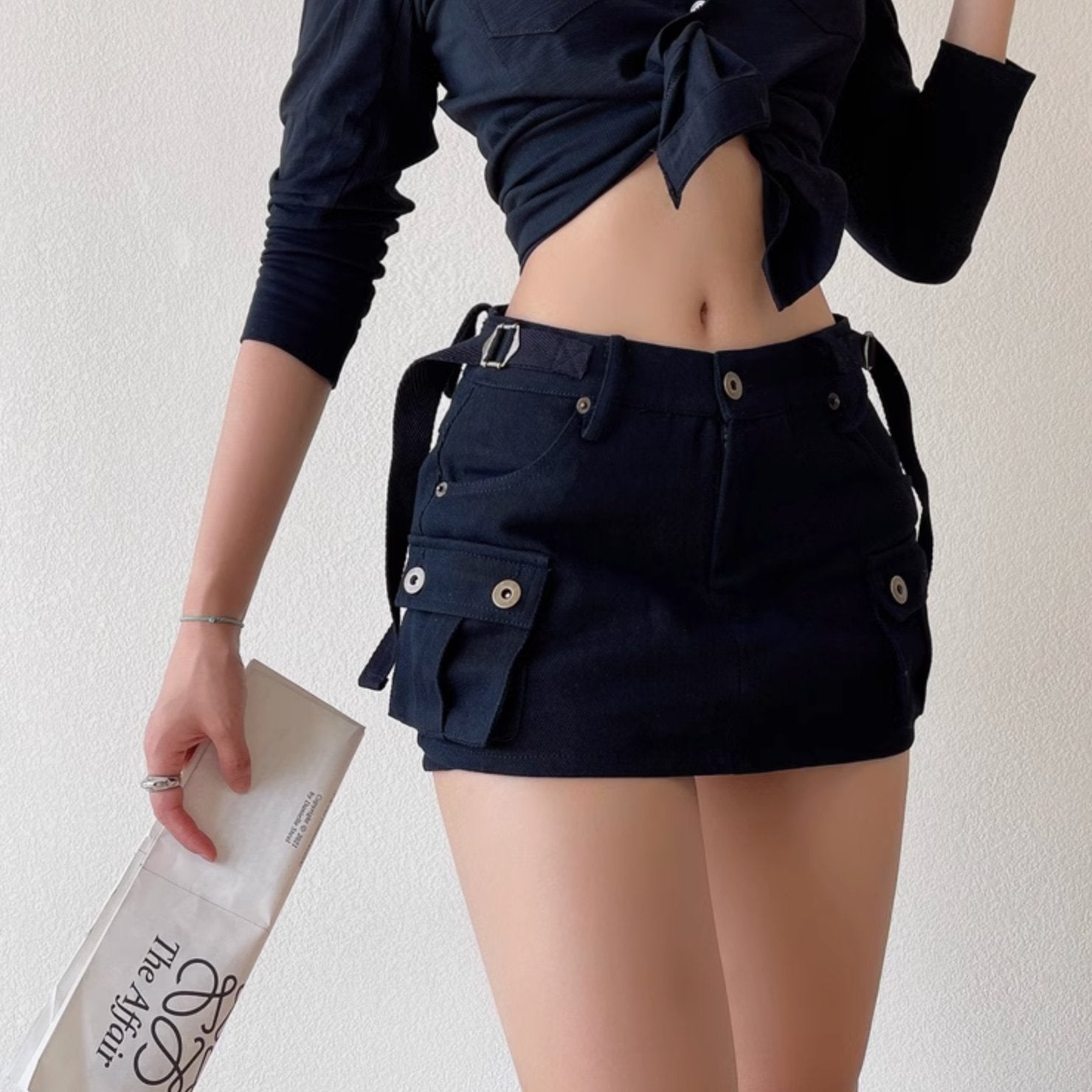 CARGO MINI SKIRT - Aumori