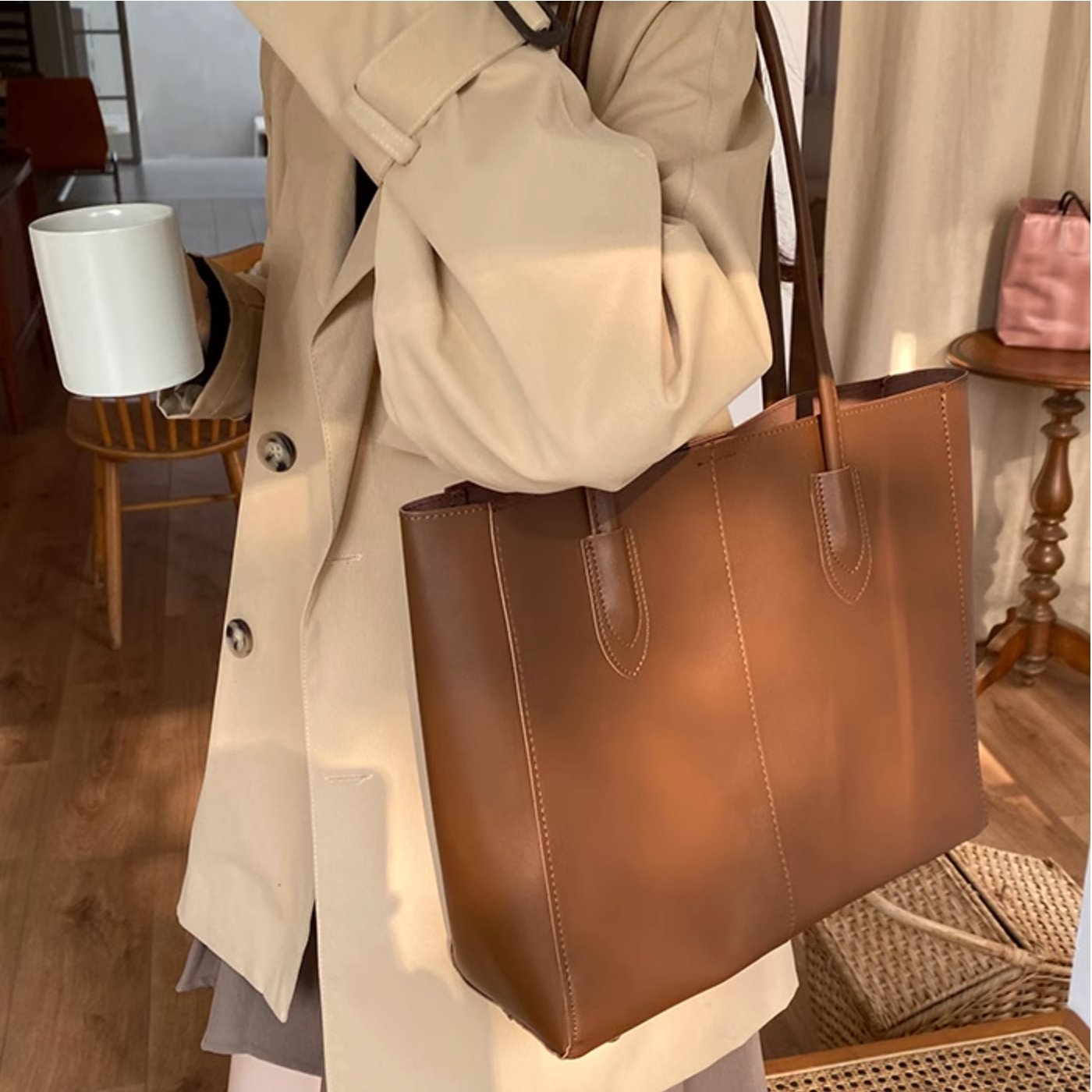 CLASSIC LEATHER BAG - Aumori