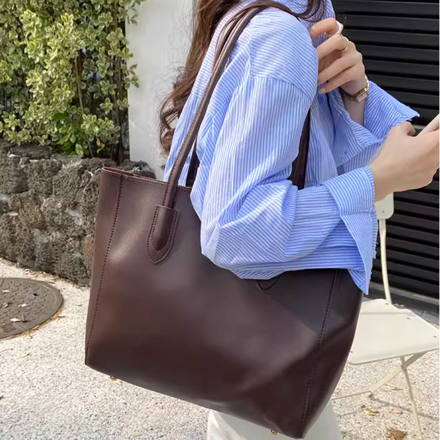 CLASSIC LEATHER BAG - Aumori