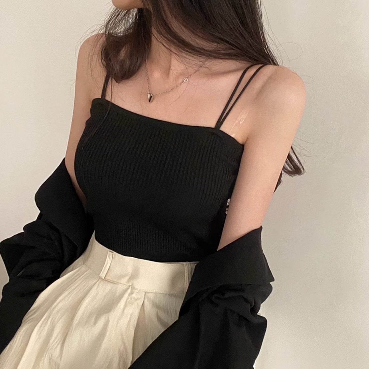 CLASSIC RIB CROP TOP - Stockbay