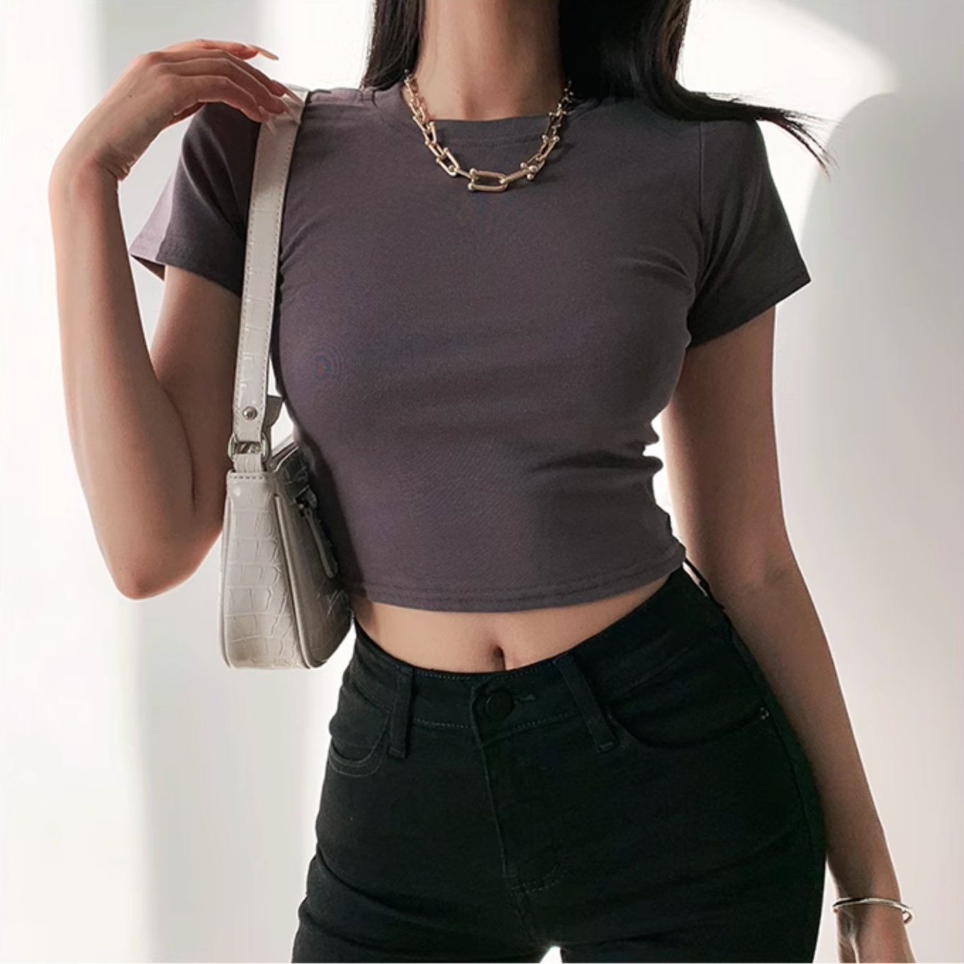 CROPPED CLASSIC T - SHIRT - Aumori