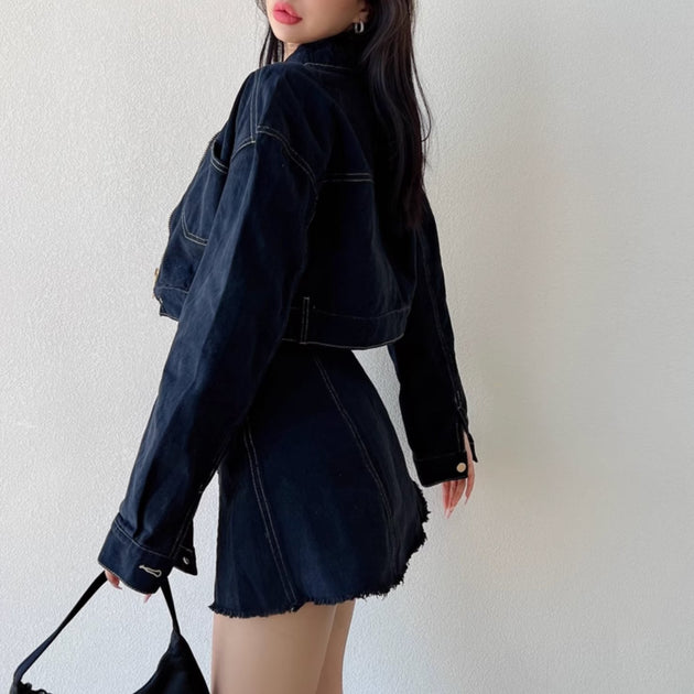 DENIM ZIP JACKET - Aumori