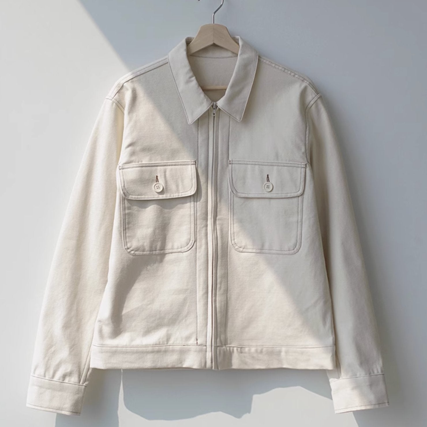 DOUBLE POCKET ZIP JACKET - Aumori