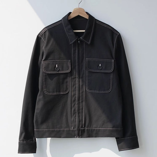 DOUBLE POCKET ZIP JACKET - Aumori