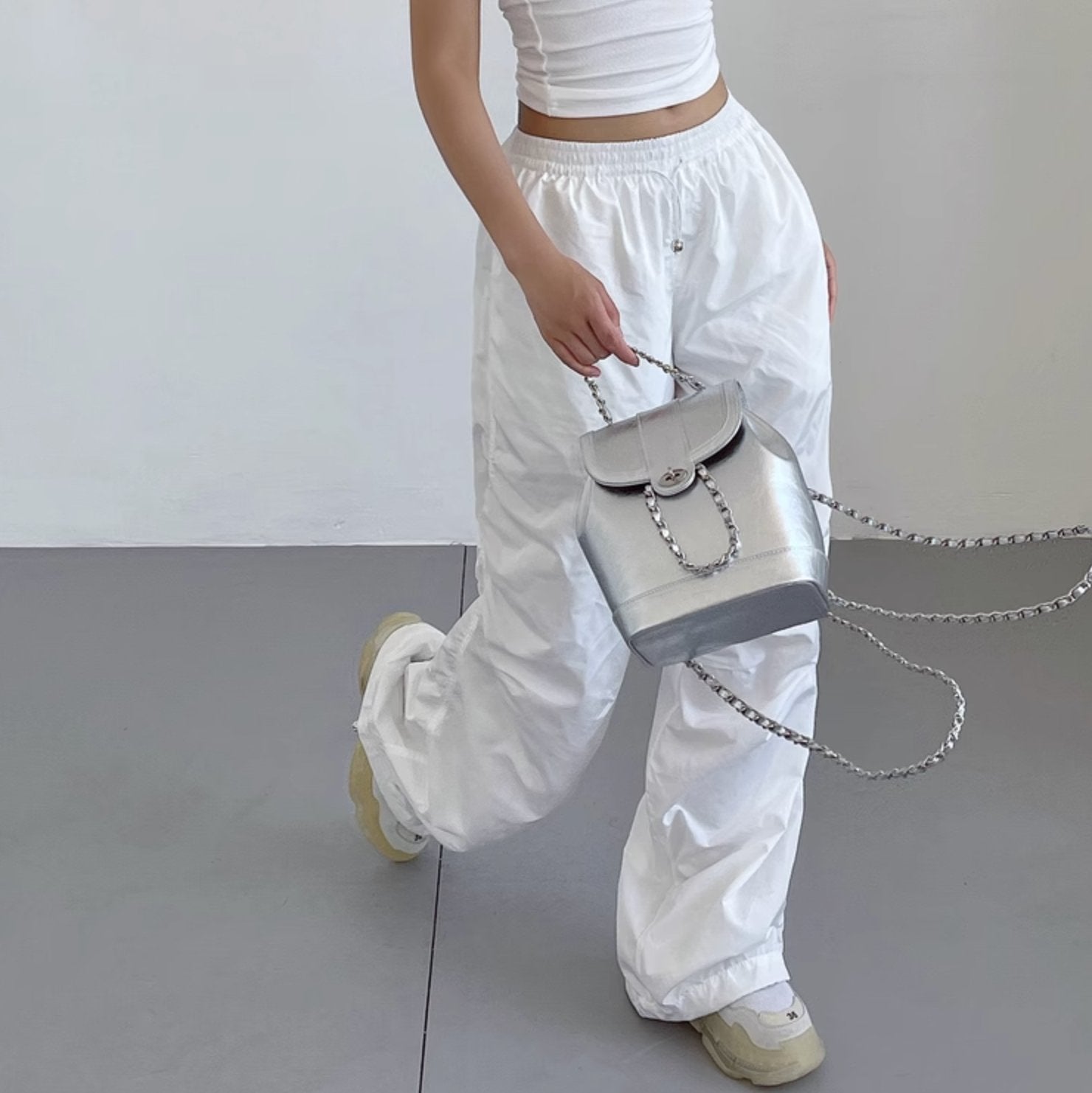 DRAWSTRING TRACKPANTS - Aumori