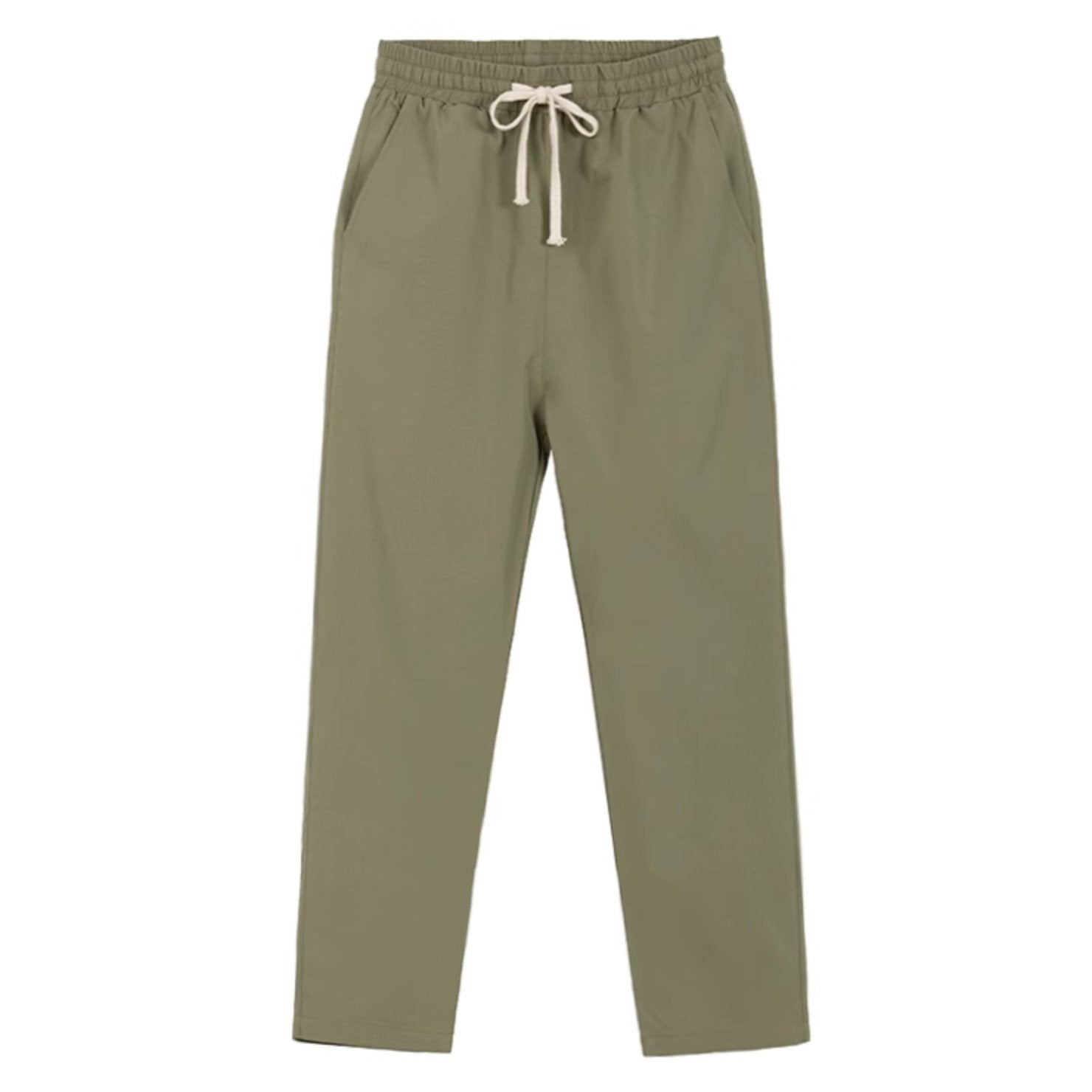 FITTED ANKLE PANTS - Stockbay