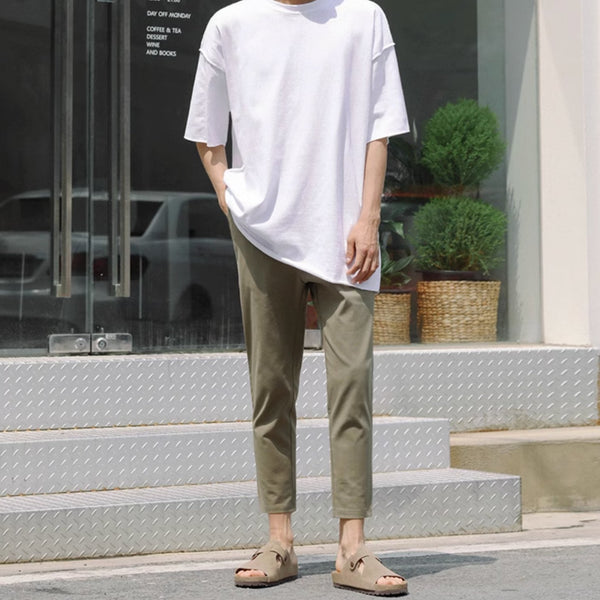 FITTED ANKLE PANTS - Stockbay