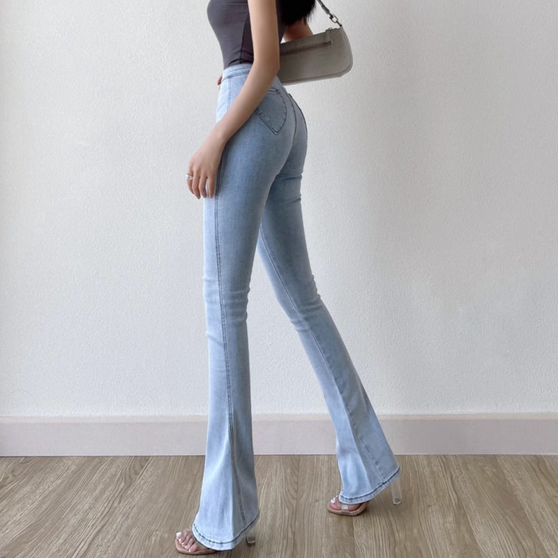 FITTED FLARE JEANS - Stockbay