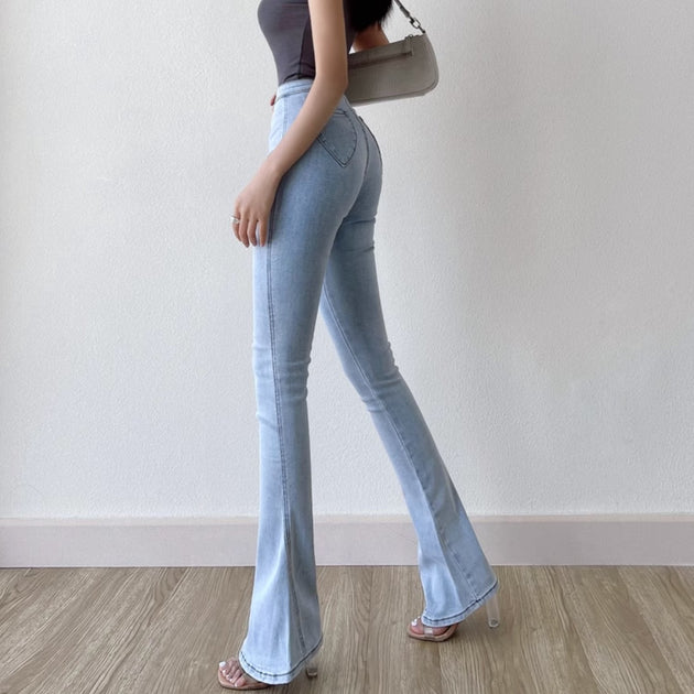 FITTED FLARE JEANS - Stockbay