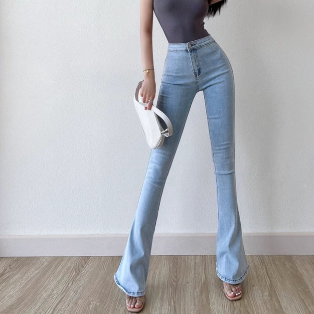 FITTED FLARE JEANS - Stockbay