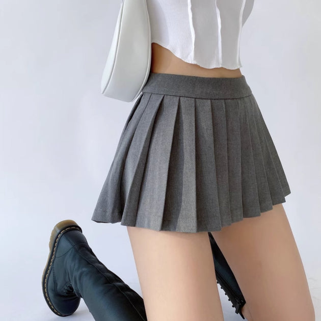 FOLDED MINI SKIRT - Stockbay