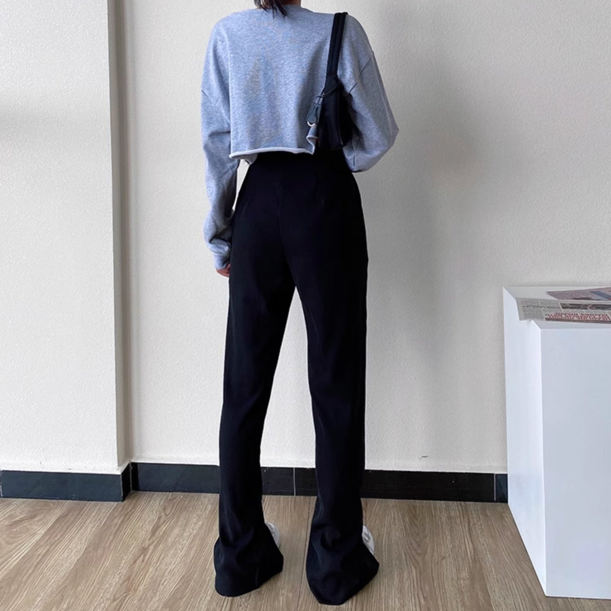 Split Stack Pants FRONT SPLIT PANTS - Aumori