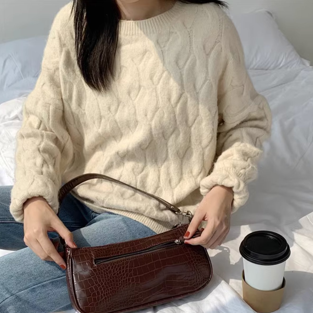 GABBI CROCODILE BAG - Aumori