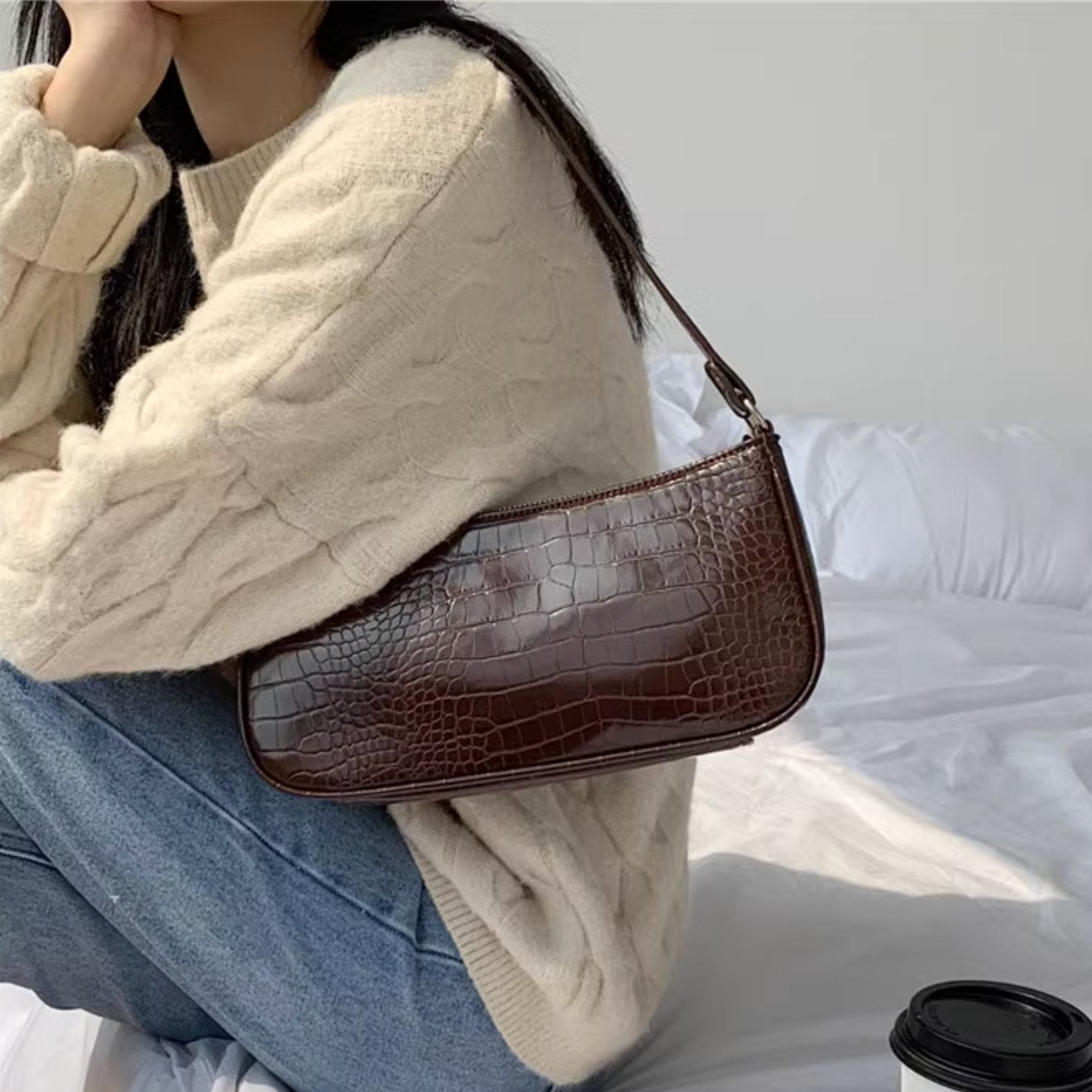 GABBI CROCODILE BAG - Aumori