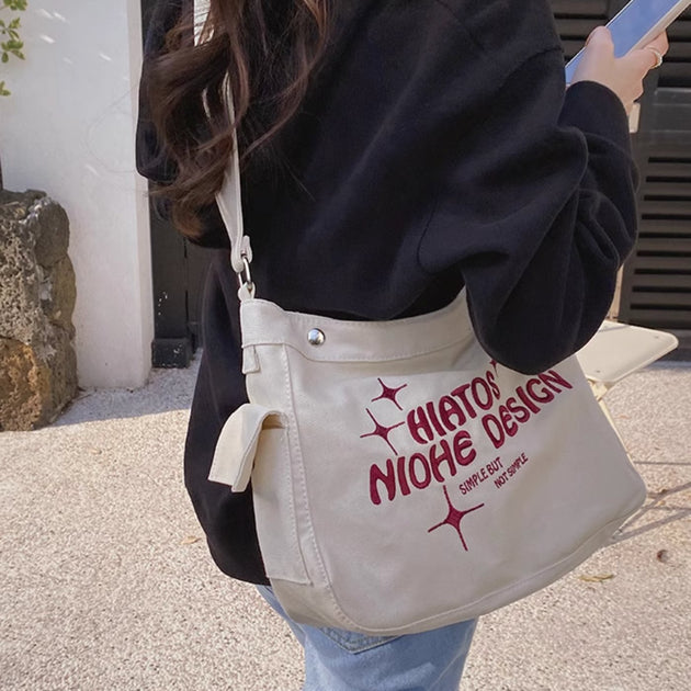 GRAPHIC CANVAS TOTE - Aumori