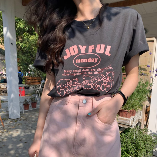 JOYFUL GRAPHIC T - SHIRT - Aumori