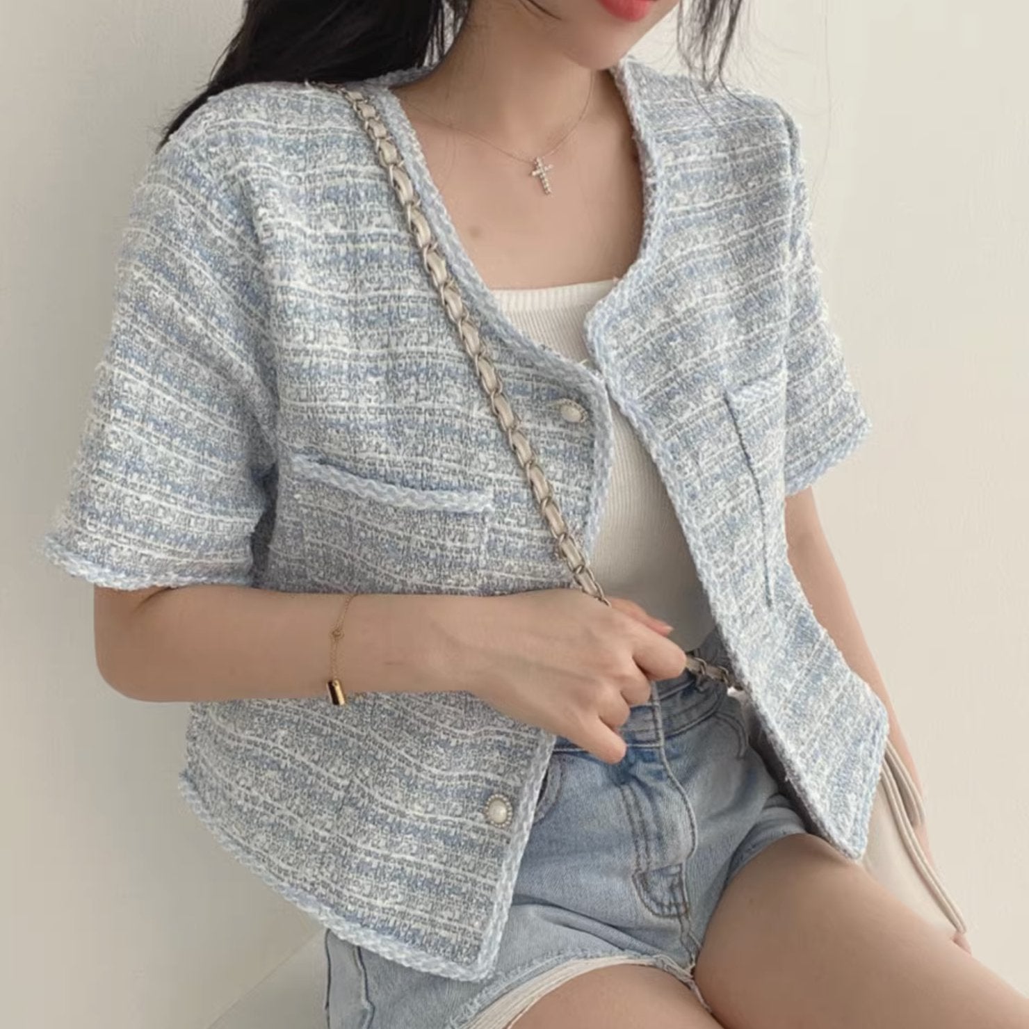 KNIT OUTER TOP - Stockbay