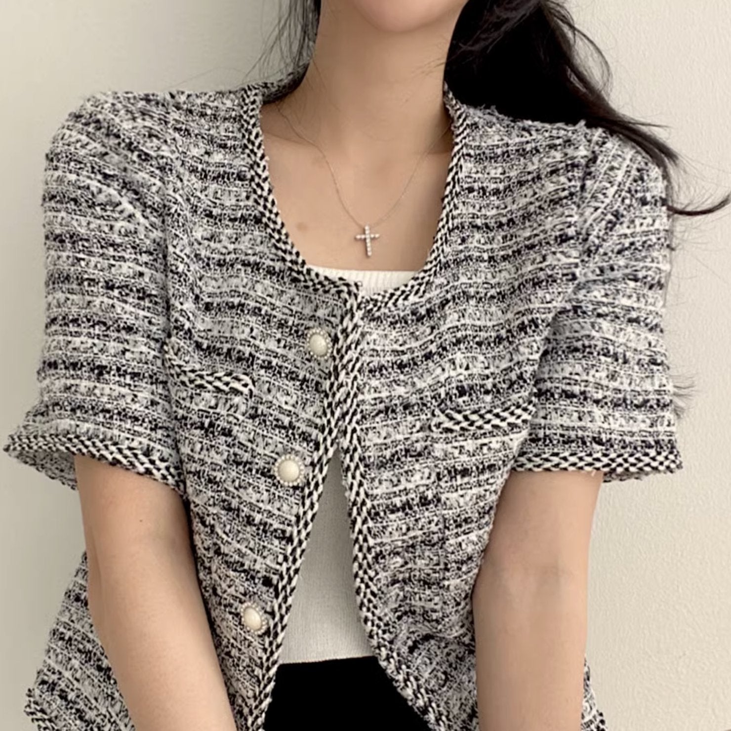 KNIT OUTER TOP - Stockbay