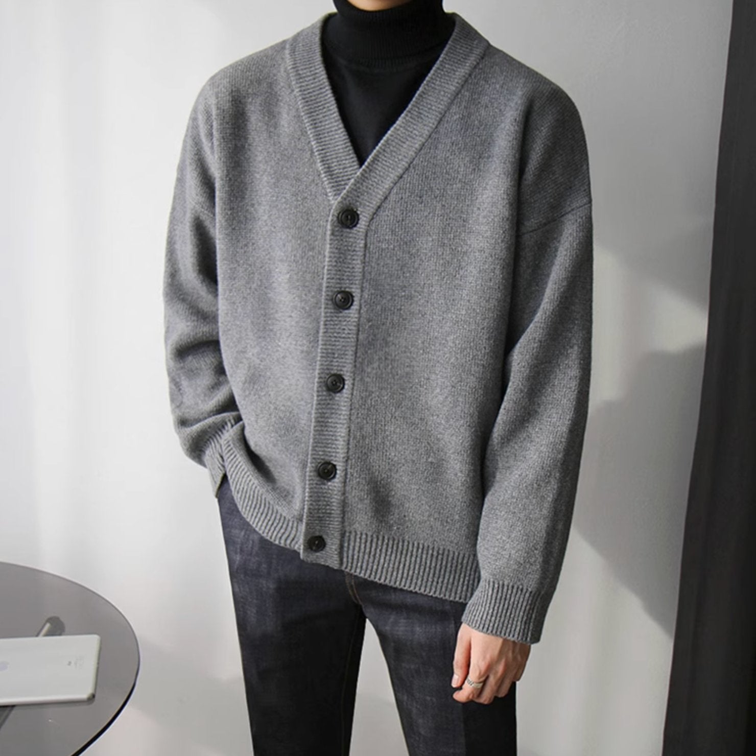 KNITTED CARDIGAN - Aumori