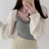 KNITTED CROP SWEATER - Stockbay
