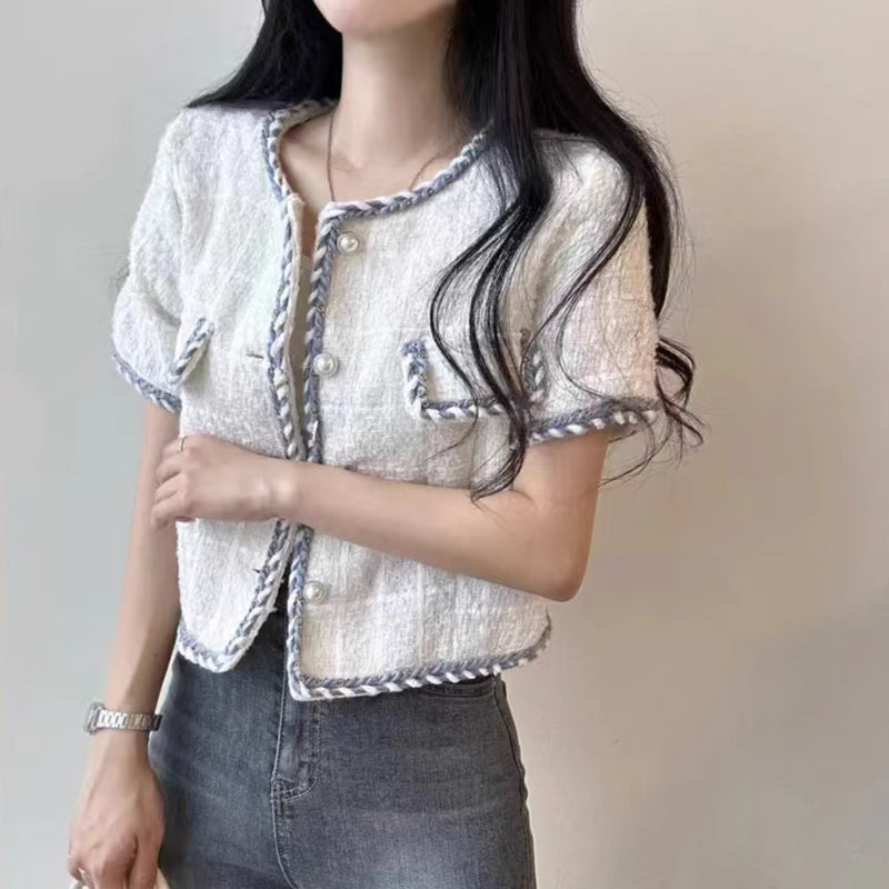 KNITTED RIB BUTTON UP - Stockbay