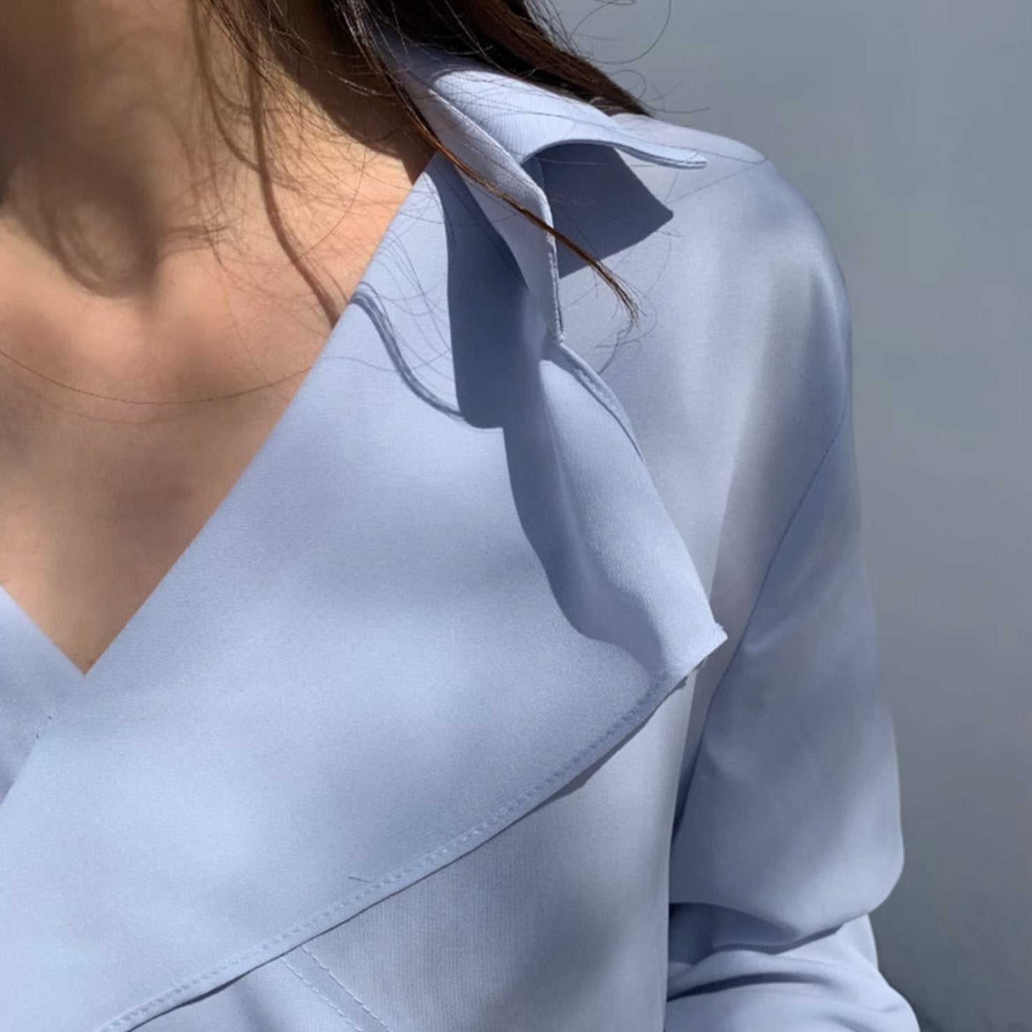 LARGE COLLAR SHIRT - Stockbay