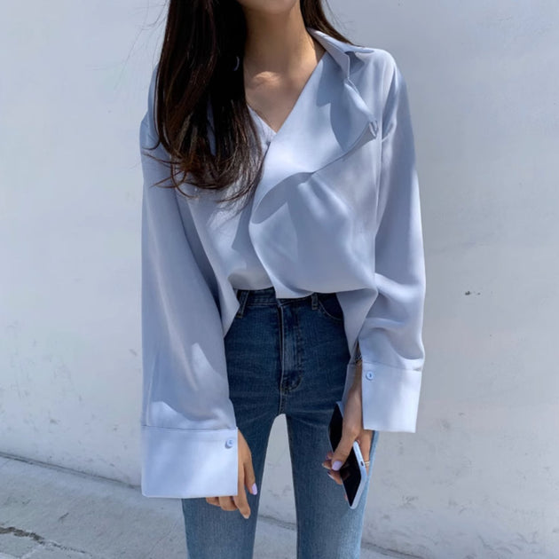 LARGE COLLAR SHIRT - Aumori