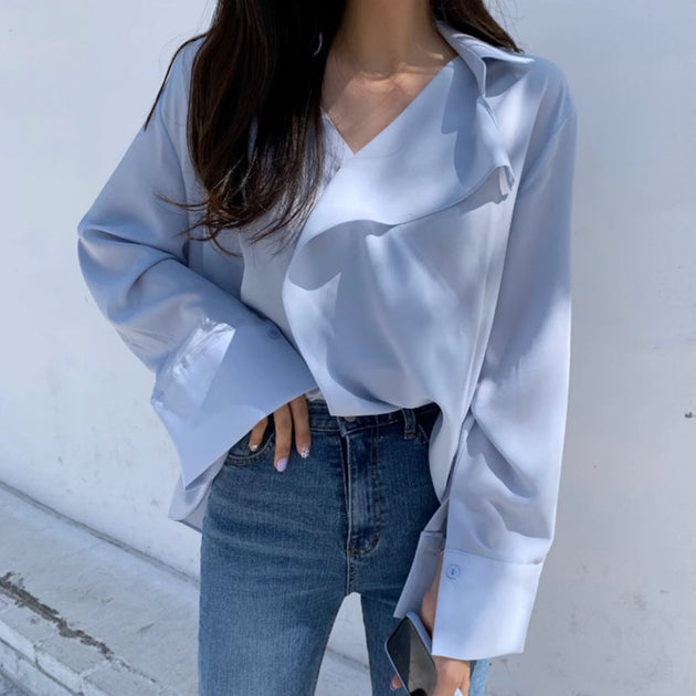 LARGE COLLAR SHIRT - Aumori