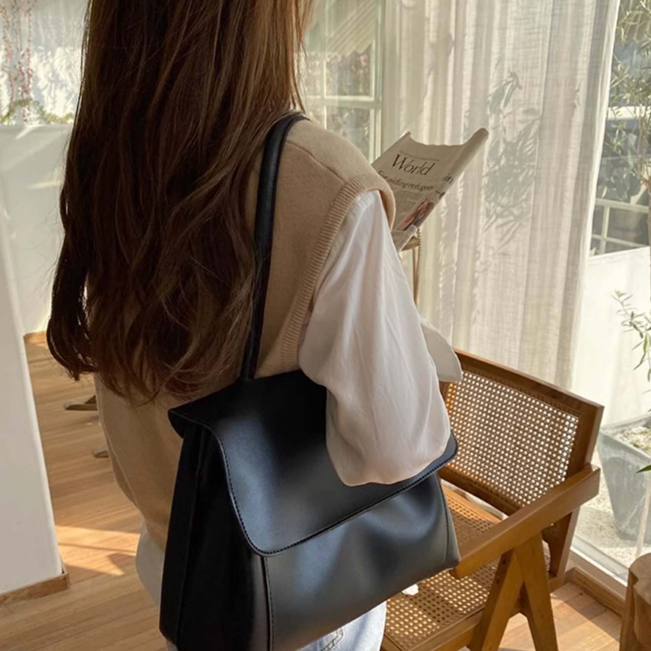 LARGE STRAP BAG - Aumori