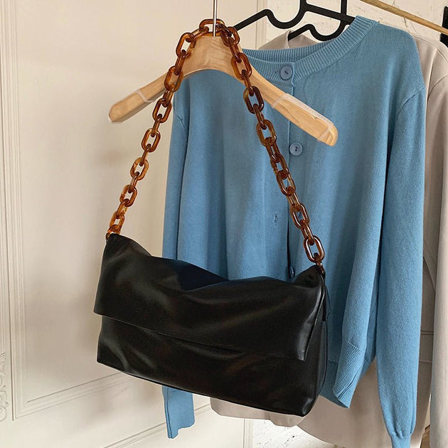 LEATHER LINK BAG - Aumori