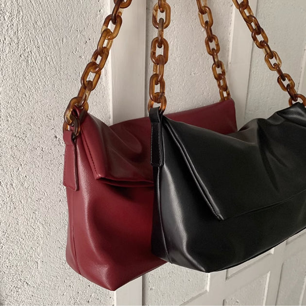 LEATHER LINK BAG - Aumori