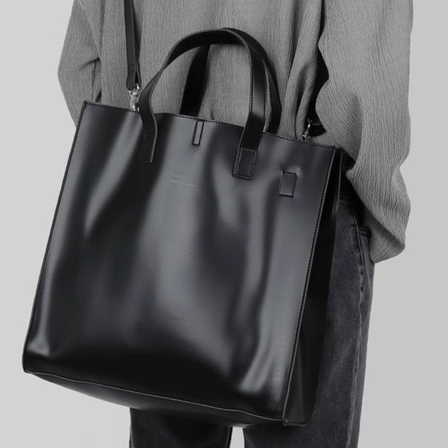 LEATHER SQUARE BAG - Aumori