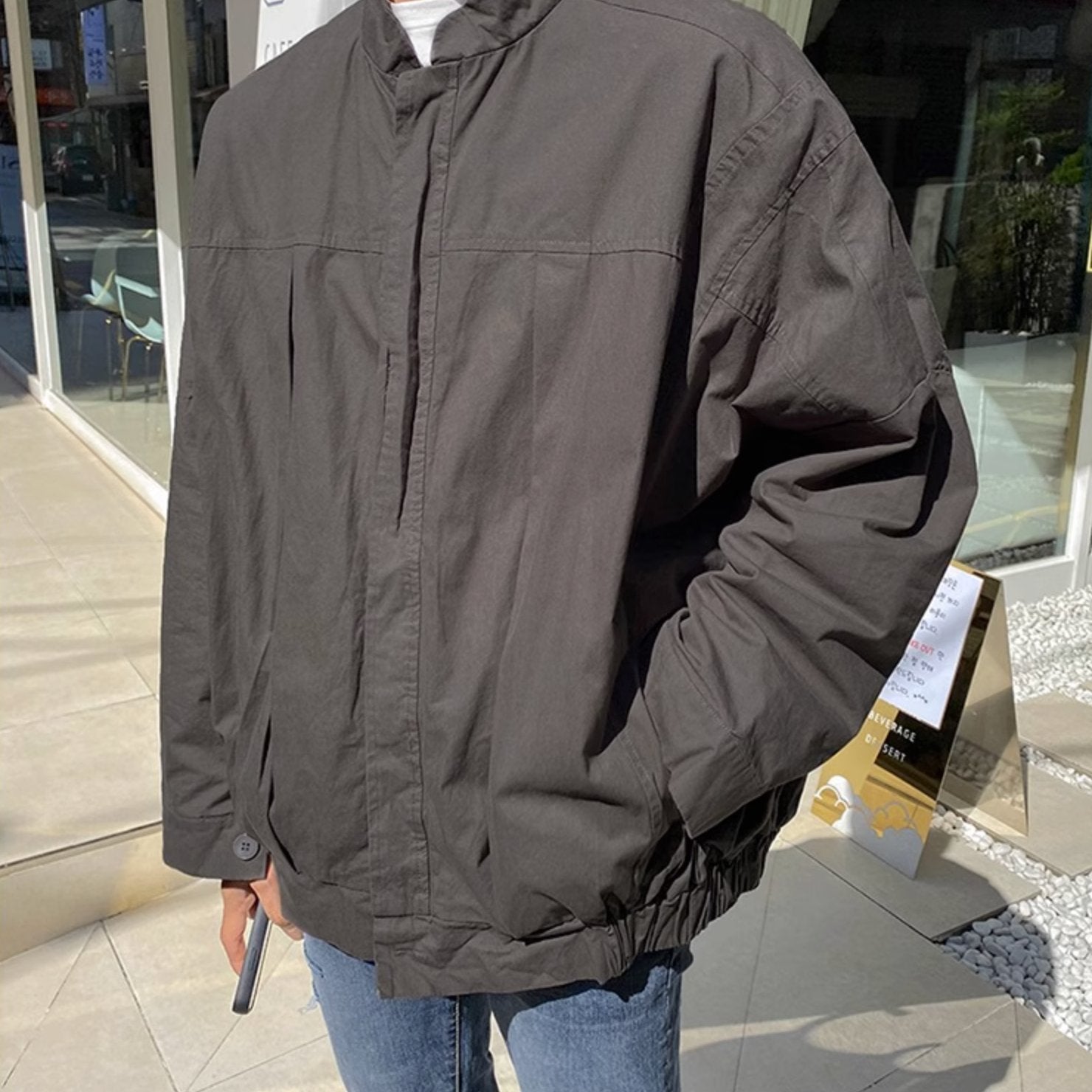 LIGHT BUTTON UP JACKET - Stockbay