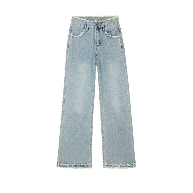 LIGHT WASH JEANS - Aumori