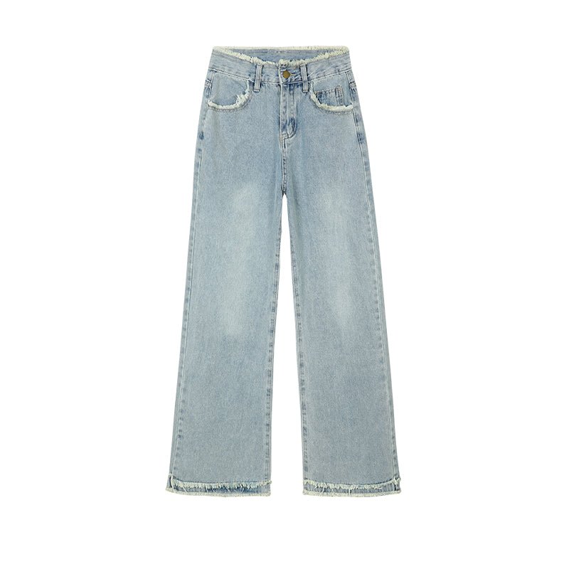 LIGHT WASH JEANS - Aumori