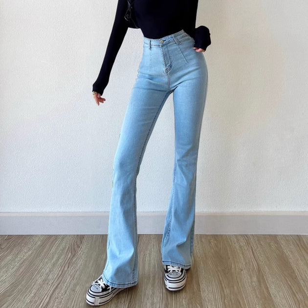 LINED FLARE JEANS - Aumori