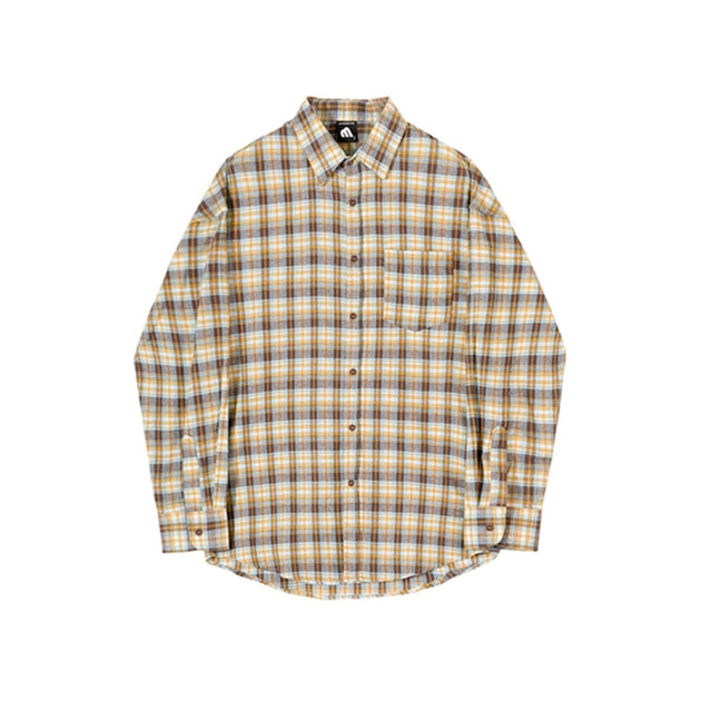 LOOSE PLAID SHIRT - Aumori