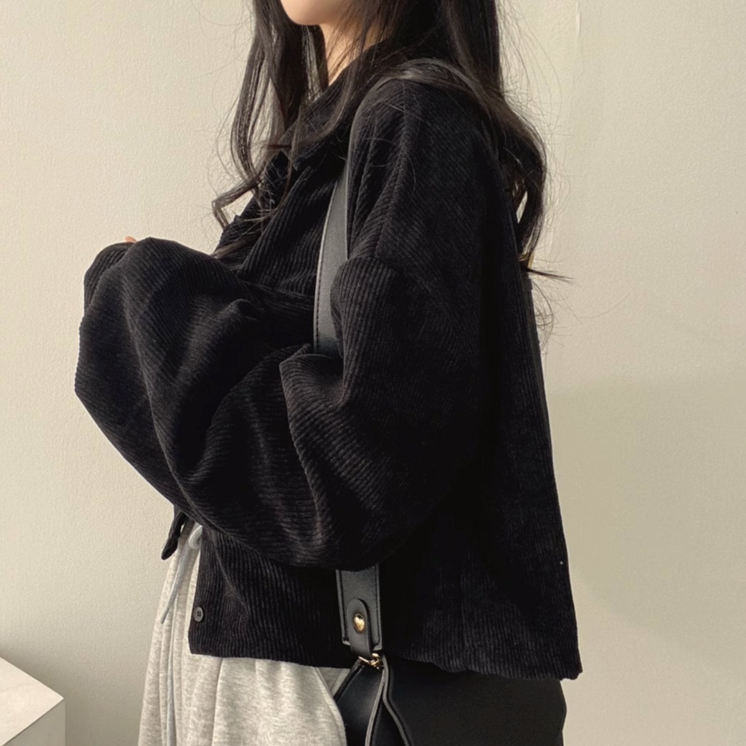 LOOSE RIB JACKET - Aumori