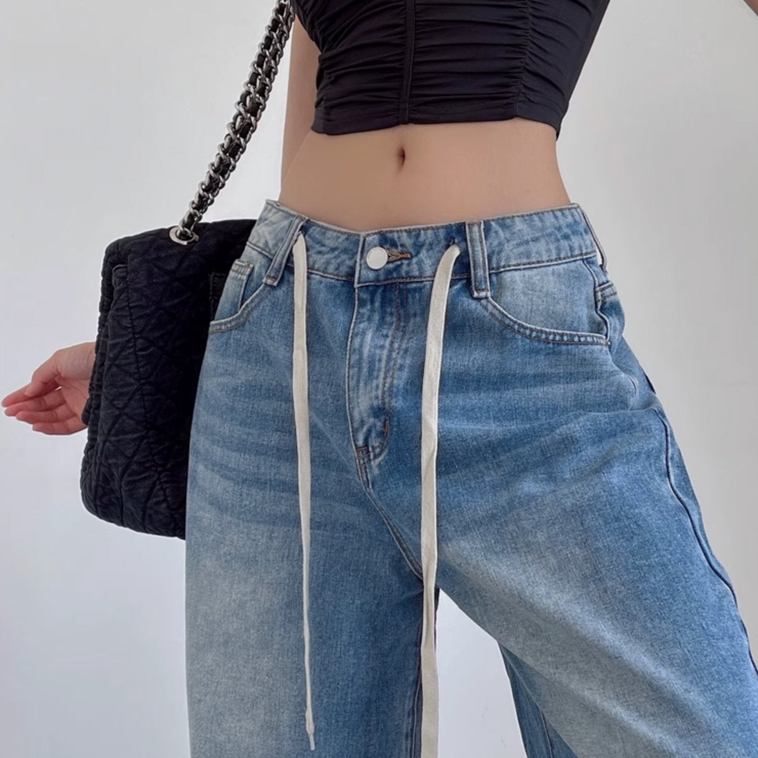 LOOSE STRING JEANS - Aumori