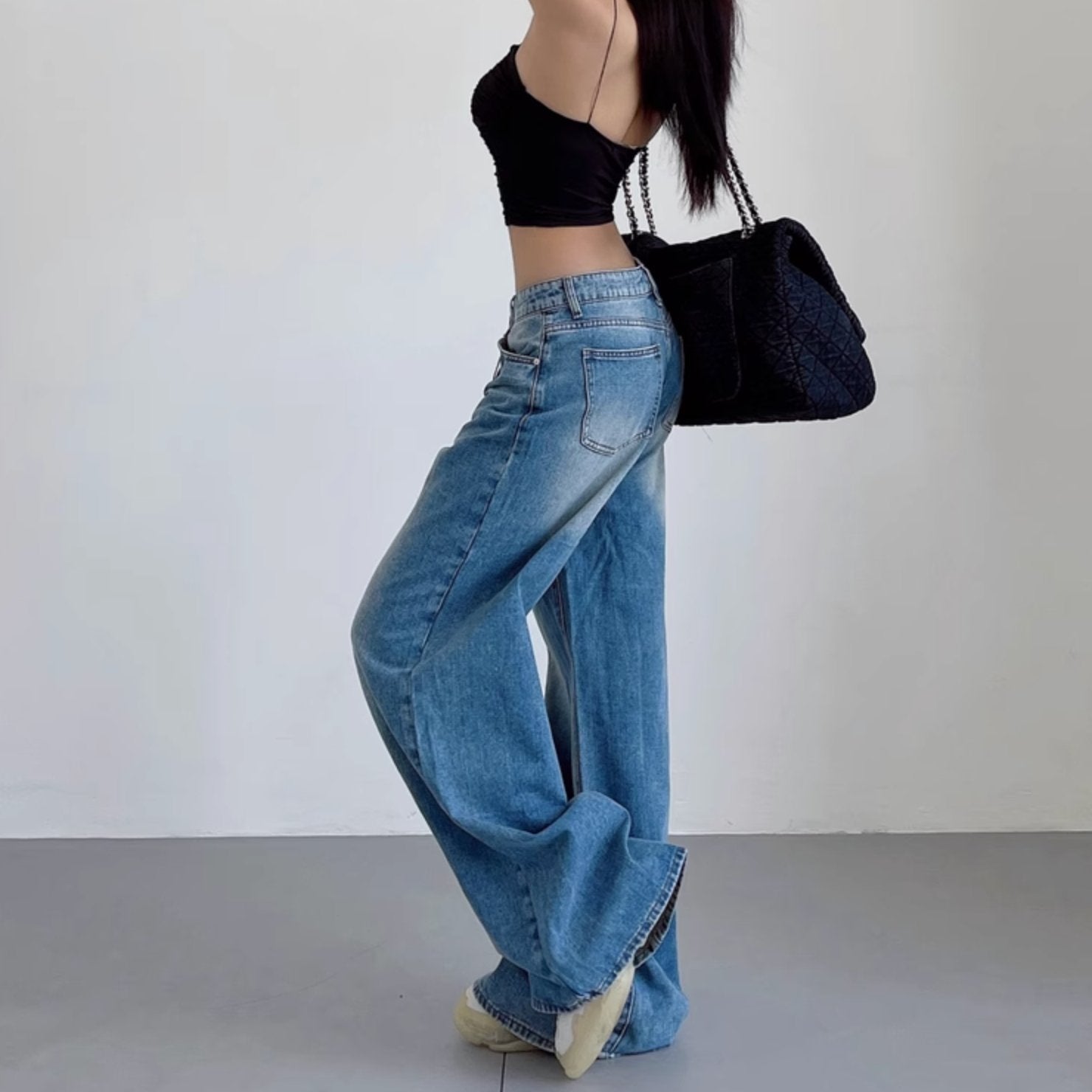 LOOSE STRING JEANS - Aumori